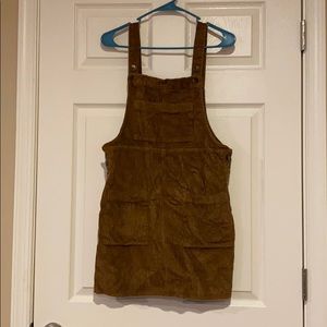 Corduroy Overall-Dress